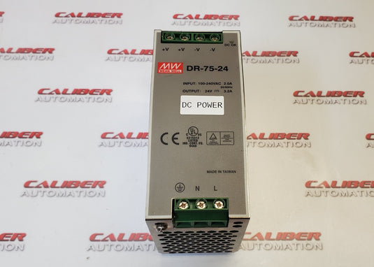 MEAN WELL DR-75-24 Power Supply - Caliber Automation Online Store