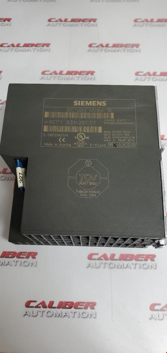 Load image into Gallery viewer, Siemens UPS Module DC-USV-Modul 15 6EP1 931-2EC01 - Caliber Automation Online Store
