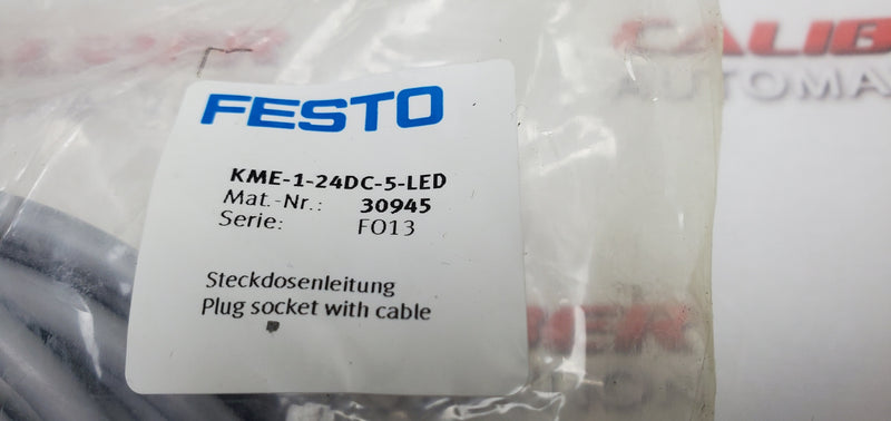 Load image into Gallery viewer, Festo KME-1-24DC-5-LED Cable - Caliber Automation Online Store
