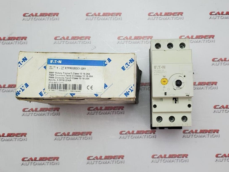 Load image into Gallery viewer, Eaton XTPR025DC1-GR1 Manual Mtr Protector, Rotary Frame - Caliber Automation Online Store
