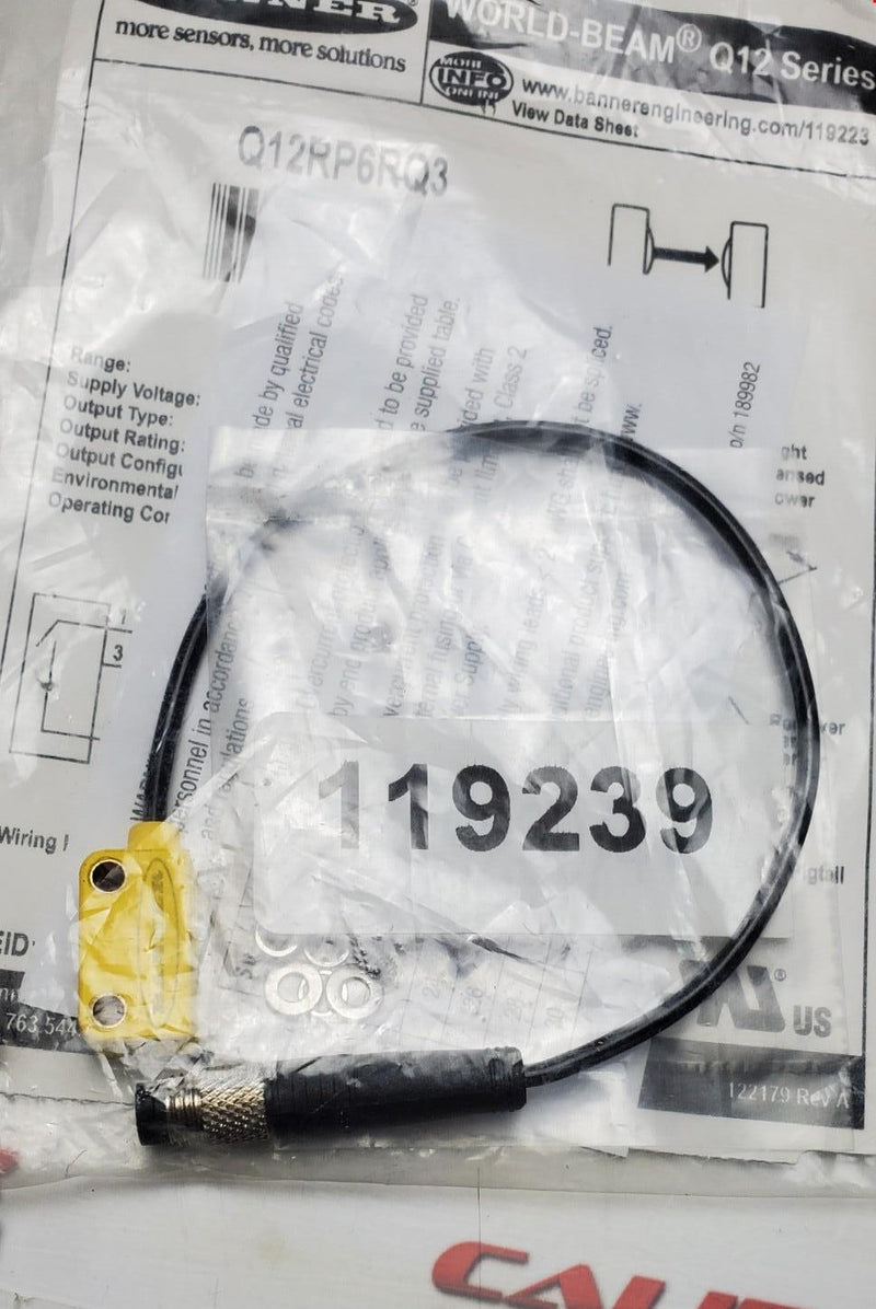 Load image into Gallery viewer, BANNER Engineering Q12RP6RQ3 Sensor - Caliber Automation Online Store
