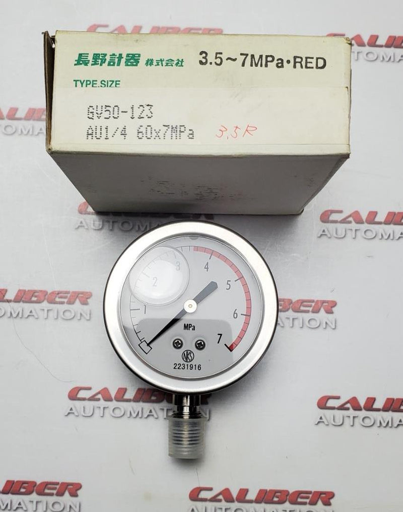 Load image into Gallery viewer, Nagano Keiki GV50-123 Pressure Sensor Switch Gauge - Caliber Automation Online Store

