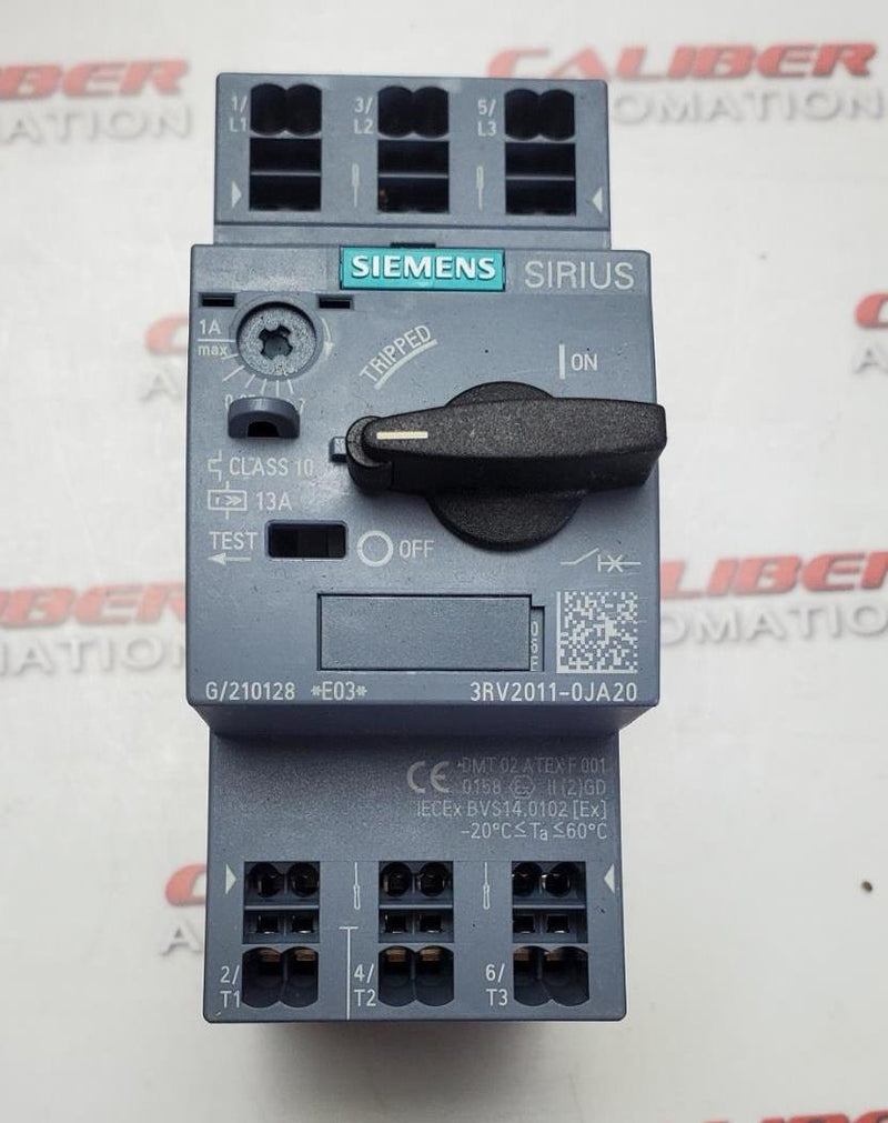 Load image into Gallery viewer, SIEMENS 3RV2011-0JA20 Circuit Breaker - Caliber Automation Online Store
