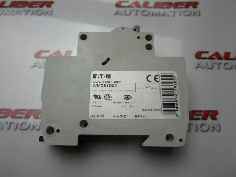 Load image into Gallery viewer, EATON WMZS1D02 1 Pole 2A Circuit Breaker - Caliber Automation Online Store
