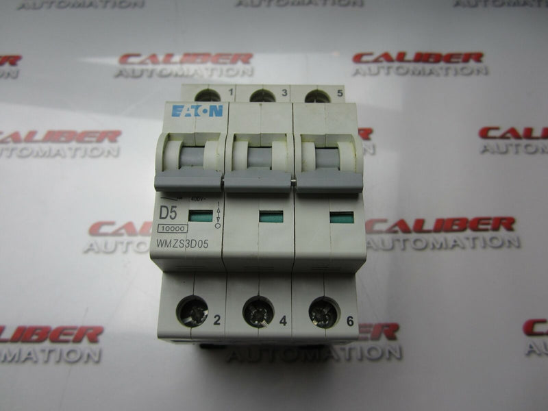 Load image into Gallery viewer, EATON WMZS3D05 3 Pole 5A Circuit Breaker - Caliber Automation Online Store
