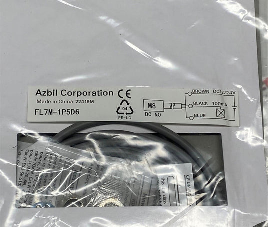 Azbil Corporation FL7M-1P5D6 Proximity Switch - Caliber Automation Online Store
