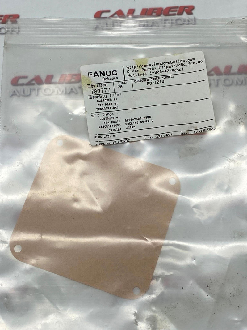 Load image into Gallery viewer, FANUC A290-7139-X356 Packing Cover U - Caliber Automation Online Store
