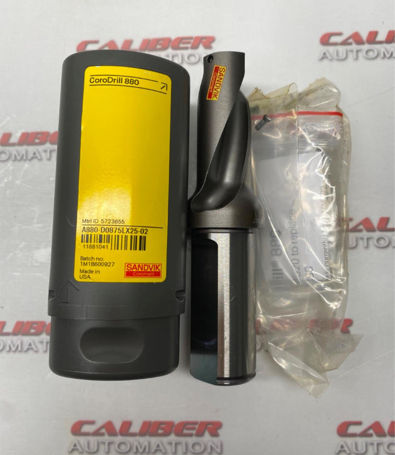 Load image into Gallery viewer, SANDVIK Coromant A880-D0875LX25-02 CoroDrill 880 Indexable Insert Drill - Caliber Automation Online Store
