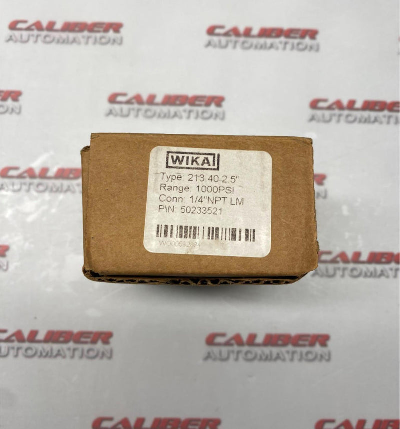 Load image into Gallery viewer, WIKA 213.40 Pressure Gauge - Caliber Automation Online Store
