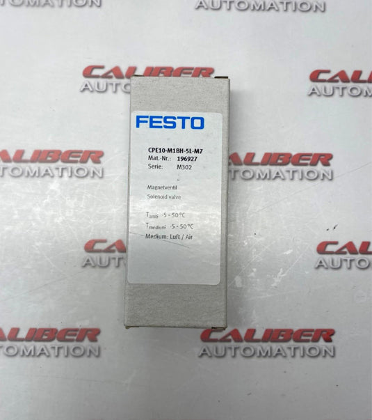 FESTO CPE10-M1BH-5L-M7 Solenoid Valve - Caliber Automation Online Store