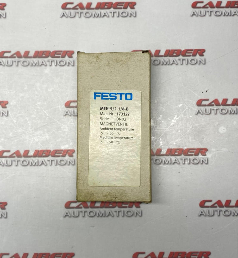 Load image into Gallery viewer, FESTO MEH-5/2-1/8-B Solenoid Valve - Caliber Automation Online Store
