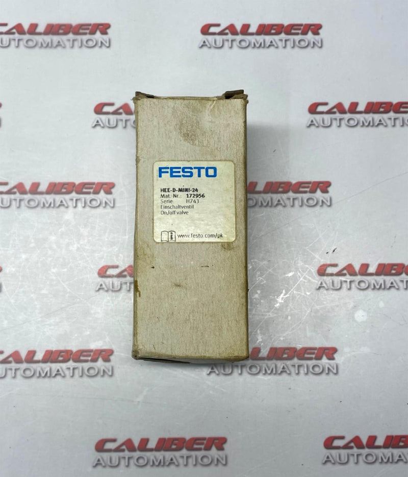 Load image into Gallery viewer, FESTO HEE-D-MINI-24 Solenoid Valve - Caliber Automation Online Store
