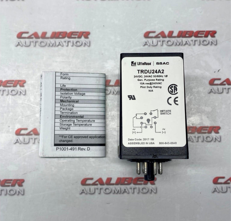 Load image into Gallery viewer, Littelfuse TRDU24A2 Time Delay Relay - Caliber Automation Online Store

