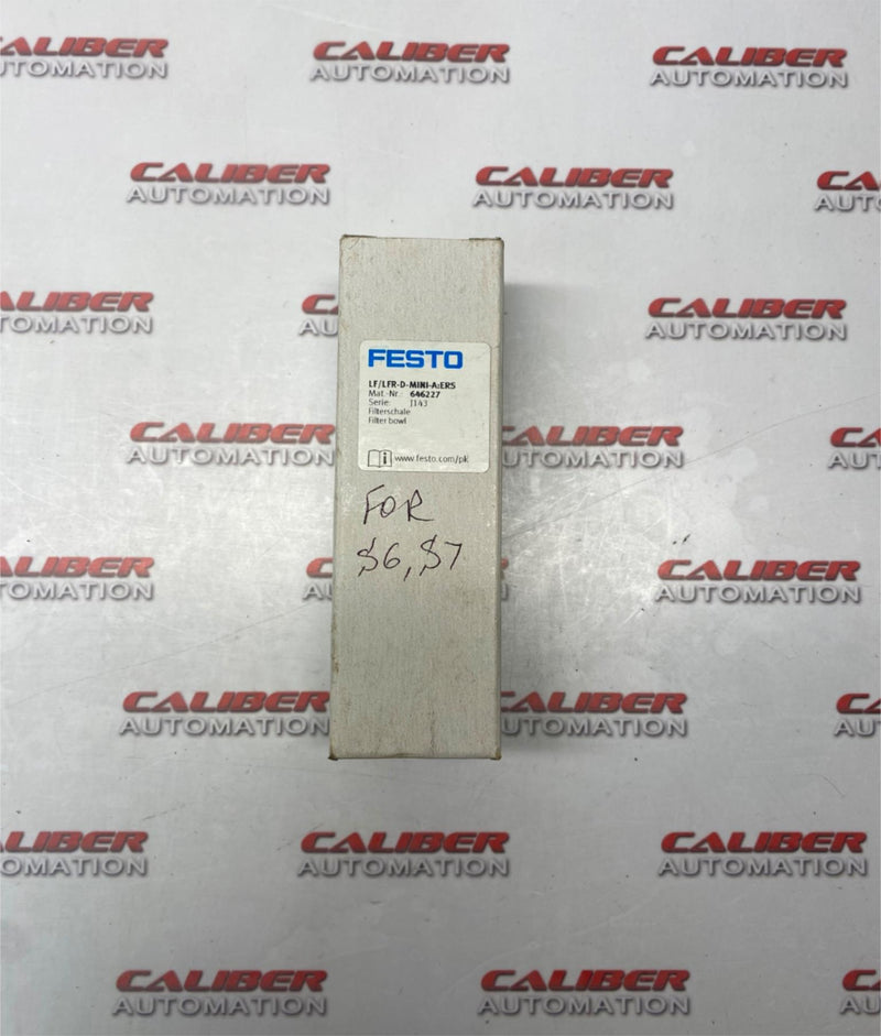Load image into Gallery viewer, FESTO LF/LFR-D-MINI-A:ERS Filter Bowl - Caliber Automation Online Store
