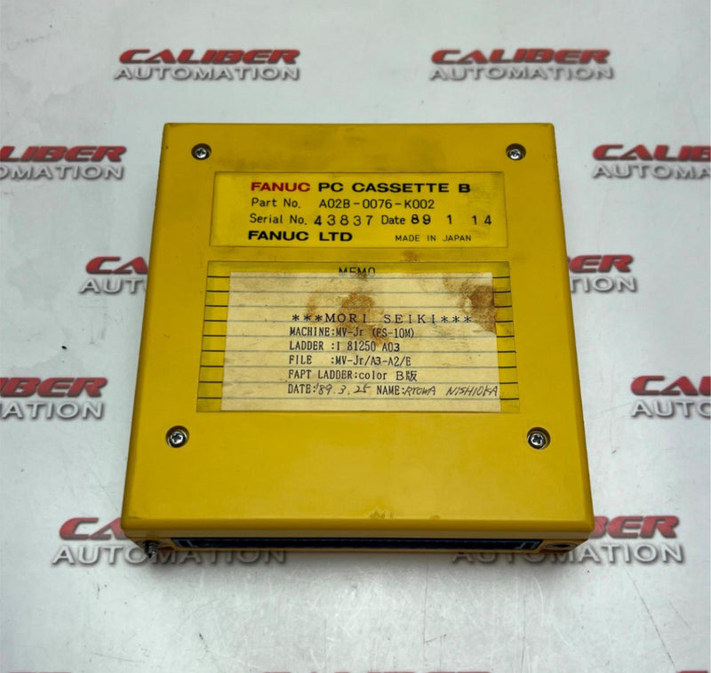 Load image into Gallery viewer, Mori Seiki MV-Jr (FS-10M) Ladder I 81250A03 PC Cassette - Caliber Automation Online Store
